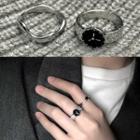 Alloy Ring (various Designs) Set Of 2 - 0535a - Alloy Ring - One Size