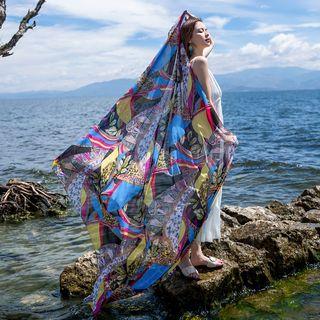 Printed Sun Protection Scarf