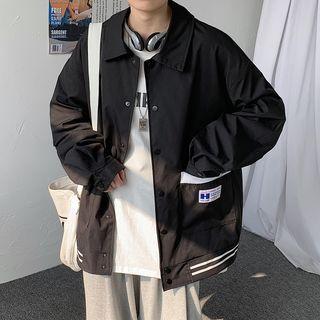 Label Applique Baseball Jacket