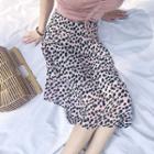 Leopard High-waist Skirt