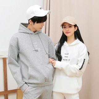 Couple Pocket-detail Loose-fit Hoodie