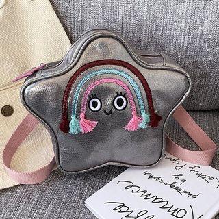 Star Shaped Backpack Dark Gray - One Size