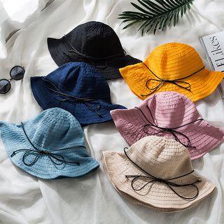 Bow Plain Sun Hat