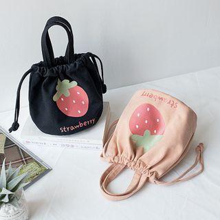 Print Drawstring Lunch Box Bag