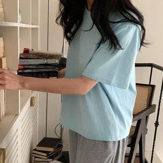 Plus Size Plain Color T-shirt