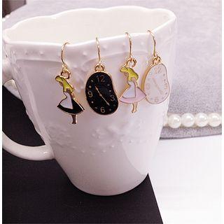 Non-matching Alice In The Wonderland Earrings