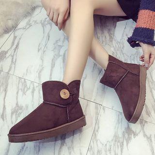 Buttoned Snow Boots