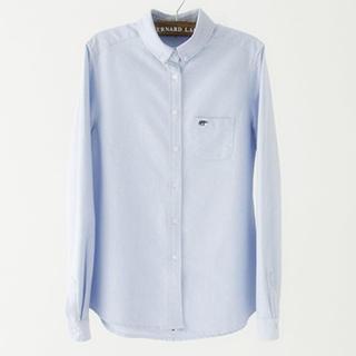 Long-sleeve Elephant-embroidered Blouse