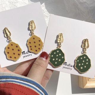 Dotted Irregular Alloy Dangle Earring