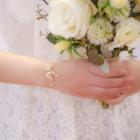 Wedding Faux Pearl Bracelet As Shown In Figure - One Size