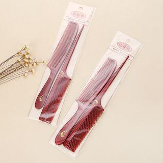 Set: Hair Comb Red - One Size