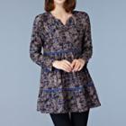 Floral Print A-line Tunic