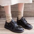 Star Print Lace-up Shoes