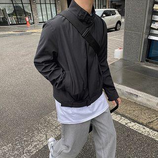 Buckled Stand-collar Jacket