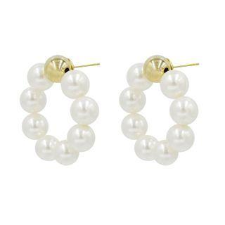 Pearl Bubble Earrings One Size