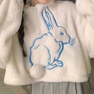 Rabbit Half-zip Sweatshirt