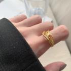 Thorns Layered Sterling Silver Open Ring