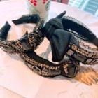 Lace Rhinestone Bow / Knot Headband