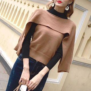 Cape-sleeve Sweater