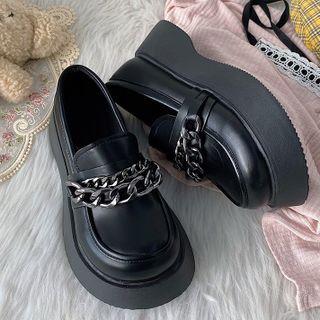 Platform Chain Loafers
