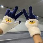 Bear Cartoon Knit Gloves