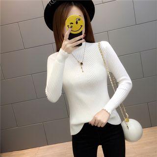 Plain Ruffled Sweater