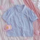 Short-sleeve Rabbit Blouse