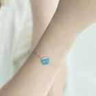 925 Sterling Silver Ocean Disc Bracelet As Shown In Figure - One Size