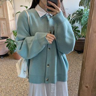 Over-fit Knit Cardigan