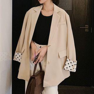 Dotted Cuff Blazer