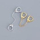 Handcuff Chained Sterling Silver Earring