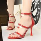 Transparent Strap High-heel Sandals