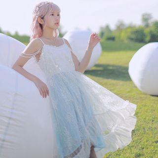 Sleeveless Top / Spaghetti Strap Midi Dress