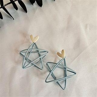 Heart Star Alloy Earring