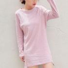 Long-sleeve Raglan Long T-shirt