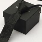 Pre-tied Slim Neck Tie Black - One Size