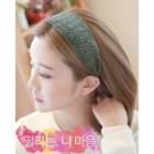 Crochet Lace Wide Hair Band