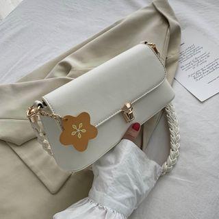 Set: Flap Crossbody Bag + Bag Charm
