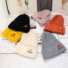 Embroidered Fruit Knit Beanie