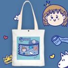 Hand Painted Illustration Canvas Tote Bag