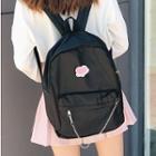 Heart Accent Nylon Backpack