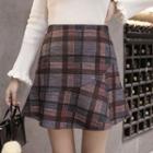 Plaid Mini Skort