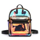 Iridescent Clear Panel Mini Backpack