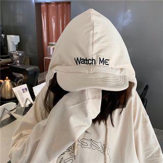 Face Print Oversized Hoodie