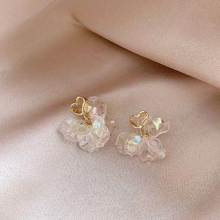Transparent Petals Earring