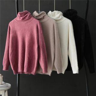 Turtleneck Mohair Sweater