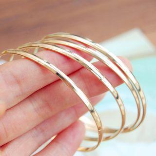 Polished Alloy Bangle