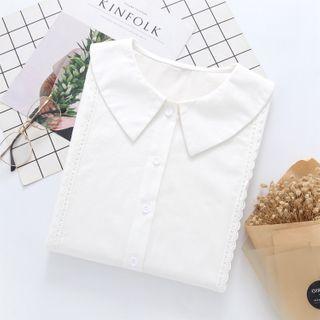 Plain Button-up Blouse