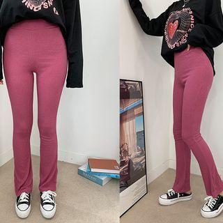 Ribbed Slim-fit Pants