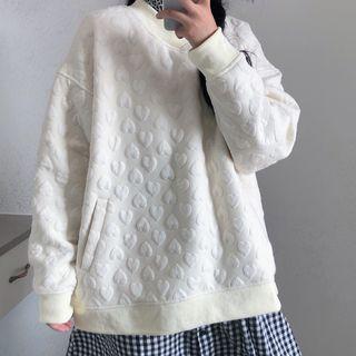 Long-sleeve Leopard Print Top / V-neck Pullover